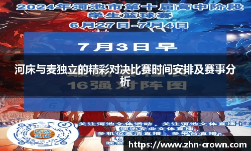 河床与麦独立的精彩对决比赛时间安排及赛事分析